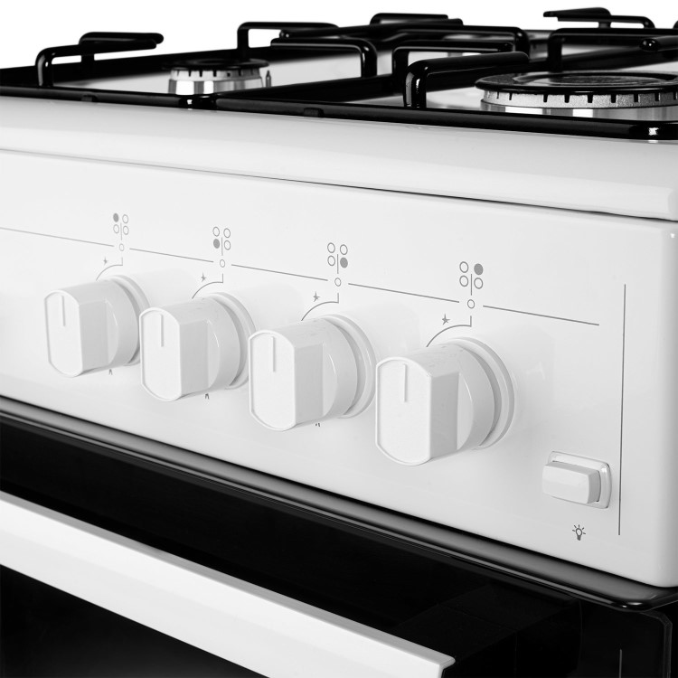 Refurbished electriQ EQGC1W50 50cm Single Oven Gas Cooker White