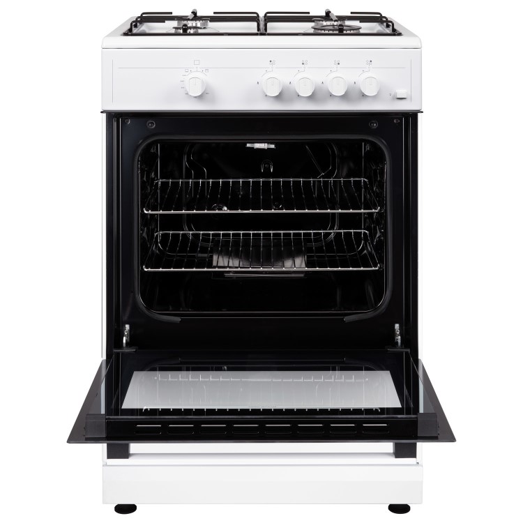 electriQ 60cm Gas Cooker - White