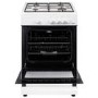 Refurbished electriQ EQGC2W60 60cm Single Oven Gas Cooker White