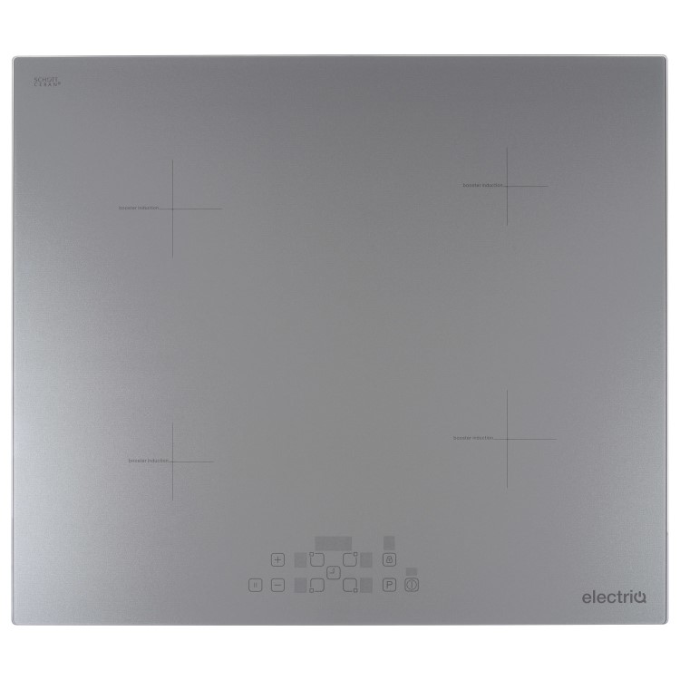 Refurbished electriQ EQINDTOUCH60LG 60cm 4 Zone Induction Hob Grey