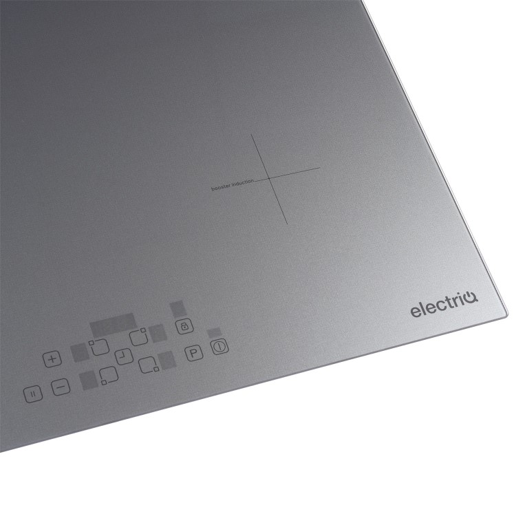Refurbished electriQ EQINDTOUCH60LG 60cm 4 Zone Induction Hob Grey