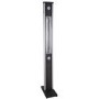 electriQ Freestanding Electric Patio Heater - 1.8kW with 5 Heat Settings Remote and Light