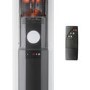 electriQ Freestanding Electric Patio Heater - 1.8kW with 5 Heat Settings Remote and Light