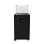 Refurbished electriQ Glass Flame Patio Heater With Glass Stones