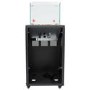 Refurbished electriQ Glass Flame Patio Heater With Glass Stones