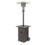 electriQ Mushroom Outdoor Gas Patio Heater - Brown Rattan