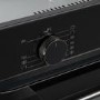 electriQ Self Cleaning Pyrolytic Multifunction Single Oven - Black