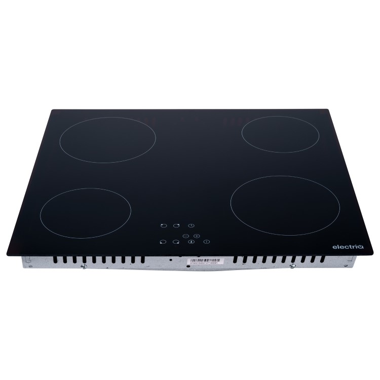 electriQ 60cm 4 Zone Ceramic Hob & 65L Electric Single Oven Pack