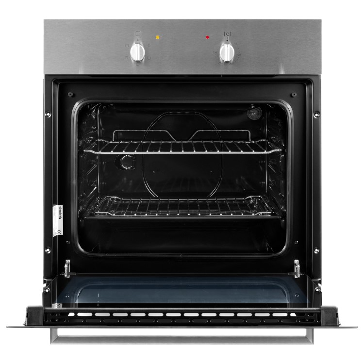 electriQ 60cm 4 Zone Ceramic Hob & 65L Electric Single Oven Pack