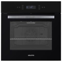electriQ Electric Single Oven with Touch Controls - Black
