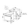 electriQ Electric Single Oven with Touch Controls - Black