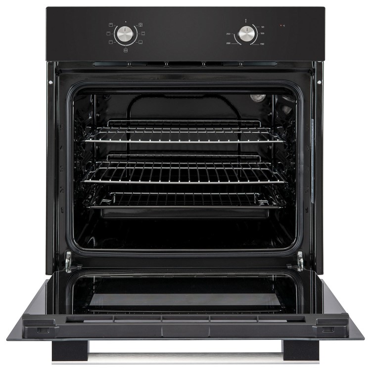 electriQ Single Oven and Ceramic Hob Pack - Black