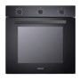 Refurbished electriQ EQOVENM2BLK 69L 7 Function Fan Assisted Electric Built In Single Oven Black