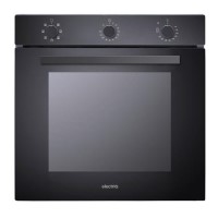 Refurbished electriQ EQOVENM2BLK 60cm Single Built In Electric Oven Black