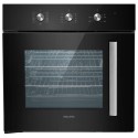 EQOVENM2RBLK electriQ Fan Assisted Single Oven with Side Opening Door - Black