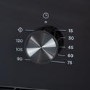 electriQ Fan Assisted Single Oven with Side Opening Door - Black