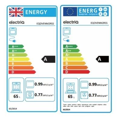 electriQ Fan Assisted Single Oven with Side Opening Door - Stainless Steel