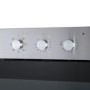 electriQ Electric Single Fan Assisted Oven Side Door - Stainless Steel