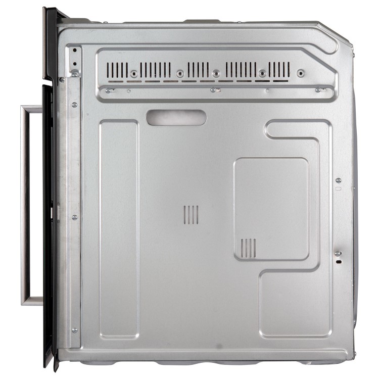 electriQ Electric Single Fan Assisted Oven Side Door - Stainless Steel