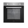 Refurbished electriQ EQOVENM2SS 60cm Single Built In Electric Oven - Stainless Steel