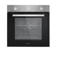 Refurbished electriQ EQOVENM2SS 60cm Single Built In Electric Oven - Stainless Steel