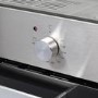 Refurbished electriQ EQOVENM2SS 60cm Single Built In Electric Oven - Stainless Steel