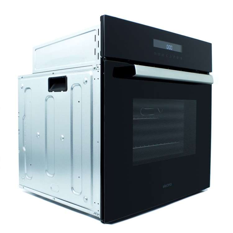 Refurbished electriQ EQOVENM4 Plug In 60cm Single Built In Electric Oven
