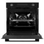 Refurbished electriQ EQOVENM5BLACK 60cm Single Built In Electric Oven Black