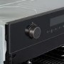 Refurbished electriQ EQOVENM5BLACK 60cm Single Built In Electric Oven Black