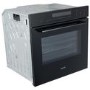 Refurbished electriQ EQOVENM6BLACK 60cm Single Built In Electric Oven Black