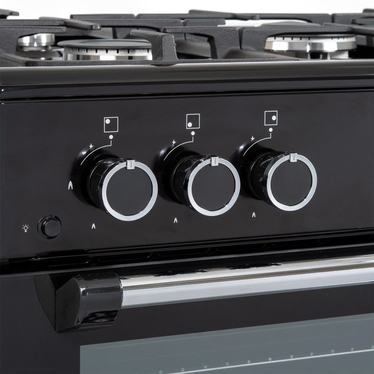 electriQ 100cm Gas Range Cooker – Black