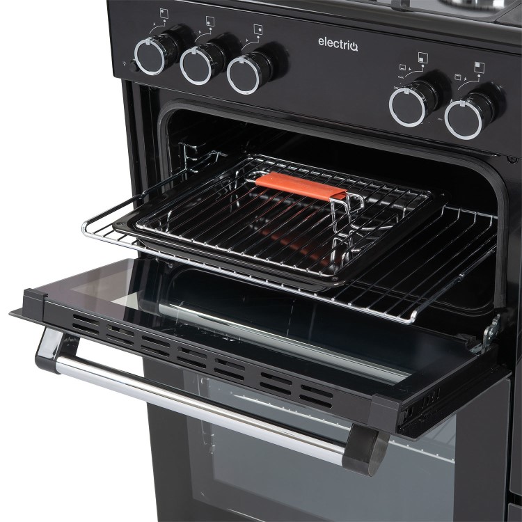 electriQ 100cm Gas Range Cooker – Black