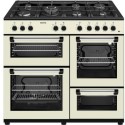 EQRANGE100GASCRM electriq 100cm Gas Range Cooker - Cream