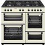 electriq 100cm Gas Range Cooker - Cream