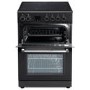 Refurbished electriQ EQRANGE60CDK 60cm Double Oven Electric Cooker Black