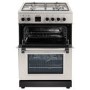 Refurbished 60cm Double Oven Dual Fuel Cooker - Silver