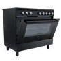 Refurbished electriQ EQRANGE90SINDK 90cm Single Cavity Induction Range Cooker Black