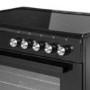 Refurbished electriQ EQRANGE90SINDK 90cm Single Cavity Induction Range Cooker Black