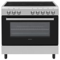 A2/EQRANGE90SINDX Refurbished electriQ EQRANGE90SINDX 90cm Single Cavity Induction Range Cooker Stainless Steel