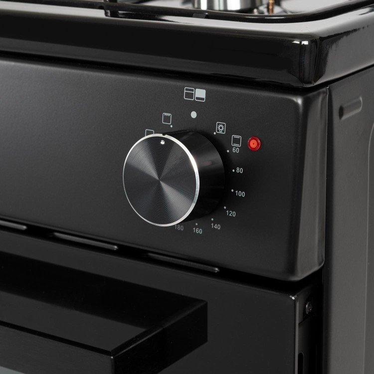 Refurbished 100cm Dual Fuel Range Cooker - Black