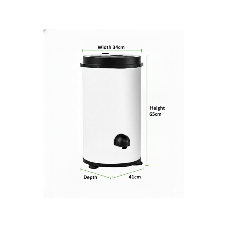 electriQ 4kg Spin Dryer - White