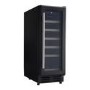 Refurbished electriQ 30cm Wide 18 Bottle Wine Cooler - Black