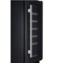Refurbished electriQ 30cm Wide 18 Bottle Wine Cooler - Black