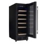 GRADE A2 - electriQ 30cm Wide 18 Bottle Wine Cooler - Black