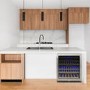 Refurbished electriQ EQWINE60SFDZ 60cm 51 Bottle Wine Cooler Full Range Dual Zone - Stainless Steel