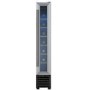 electriQ 7 Bottle Capacity Single Zone Freestanding Wine Cooler - Stainless Steel