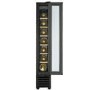 electriQ 7 Bottle Capacity Single Zone Freestanding Wine Cooler - Stainless Steel