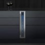 electriQ 7 Bottle Capacity Single Zone Freestanding Wine Cooler - Stainless Steel