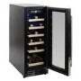 GRADE A2 - electriQ 18 Bottle Freestanding Under Counter Wine Cooler Single Zone 30cm Wide 82cm Tall - White