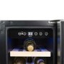 GRADE A2 - electriQ 18 Bottle Freestanding Under Counter Wine Cooler Single Zone 30cm Wide 82cm Tall - White